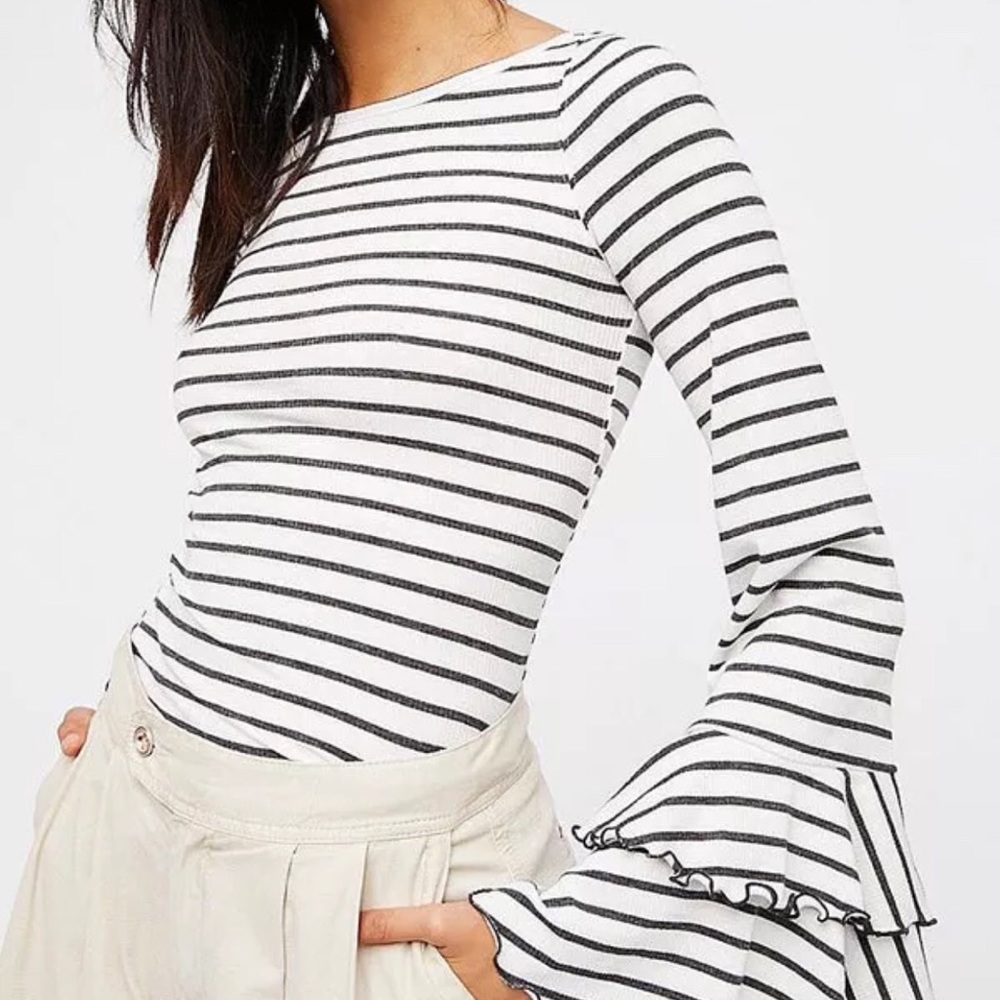 Free People Casual Jersey knit top